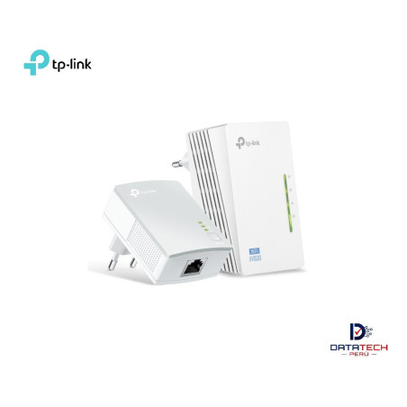 TL-WPA4220KIT | Kit Powerline AV600 / N 300mbps 2 Puertos F.E-TP-LINK