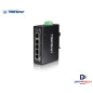 Switch de riel DIN Gigabit industrial de 5 puertos conmutación de 10Gbps TRENDNET TI-G50