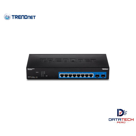 Switch de 8 puertos Web inteligente Gigabit 2 ranuras SFP compartidas TRENDNET TEG-082WS