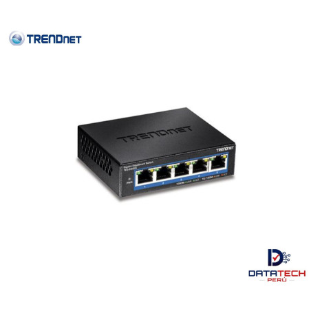 Switch de 5 puertos Gigabit perimetral inteligente TRENDNET TEG-S50ES