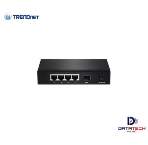 Switch de 4 puertos Gigabit con ranura SFP TRENDNET TEG-S51SFP