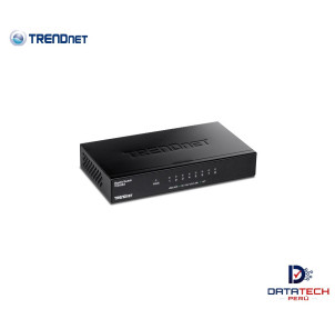 Switch de 8 puertos Gigabit GREENnet Caja metalica conmutación de 10 Gbps TRENDNET TEG-S83