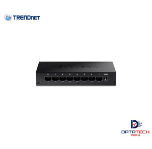 Switch de 8 puertos Gigabit GREENnet Caja metalica conmutación de 10 Gbps TRENDNET TEG-S83