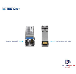 Módulo Transceiver LC monomodo (admite multimodo) Mini-GBIC 10Km hasta 1.25 Gbps TRENDNET TEG-MGBS10