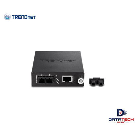 Convertidor inteligente de fibra SC multimodo Base-T 1000 a Base-SX 1000 TRENDNET TFC-1000MSC