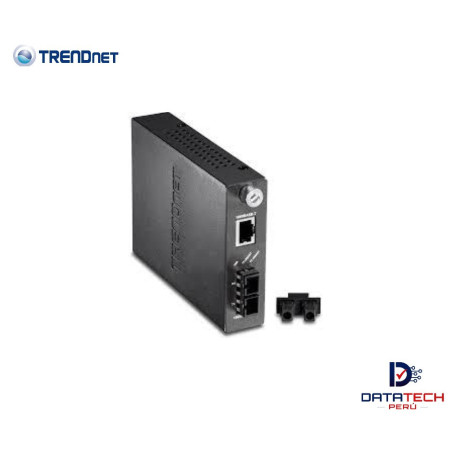 Convertidor inteligente de fibra SC multimodo Base-T 1000 a Base-SX 1000 TRENDNET TFC-1000MSC
