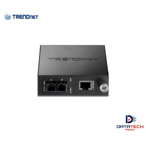 Convertidor de fibra inteligente SC monomodo de 1000Base-T a 1000Base-LX TRENDNET TFC-1000S20