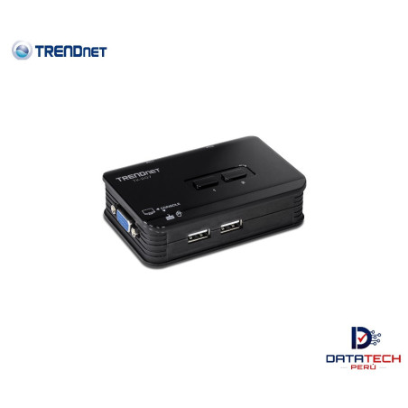 Switch USB KVM de 2 puertos cumple con NDAA TRENDNET TK-207K