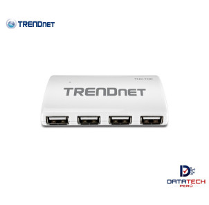 Hub USB de 7 puertos Velocidad de conexión 480 Mbps USB 2.0 TRENDNET TU2-700