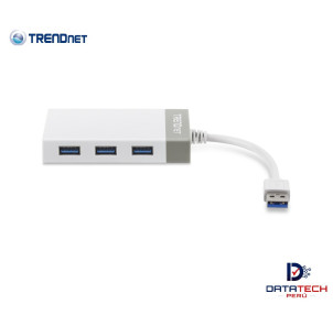Mini hub USB 3.0 de 4 puertos No requiere instalación por CD TRENDNET TU3-H4E