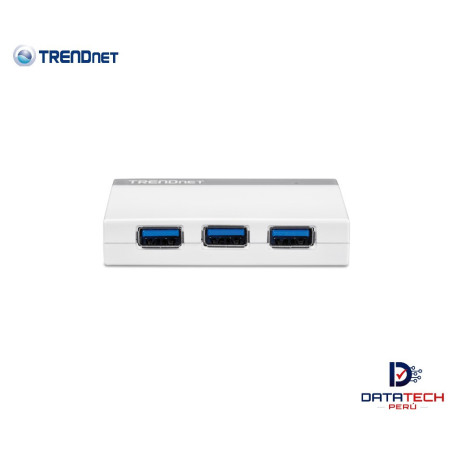 Hub USB 3.0 de 4 puertos Retrocompatible con dispositivos USB 2.0 y 1.1 TRENDNET TU3-H4