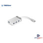 Mini hub USB-C de 4 puertos No requiere instalación por CD TRENDNET TUC-H4E