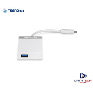 Mini hub USB-C de 4 puertos No requiere instalación por CD TRENDNET TUC-H4E