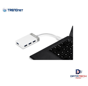 Mini hub USB-C de 4 puertos No requiere instalación por CD TRENDNET TUC-H4E