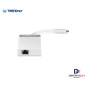 Adaptador de USB-C a Gigabit + Hub USB 3 puertos USB 3.0 Un puerto Ethernet Gigabit TRENDNET TUC-ETGH3