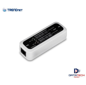 Probador de PoE en línea Para utilizar con IEEE 802.3af/at/bt, y dispositivos PoE pasivos no estándar TRENDNET TC-NTP1