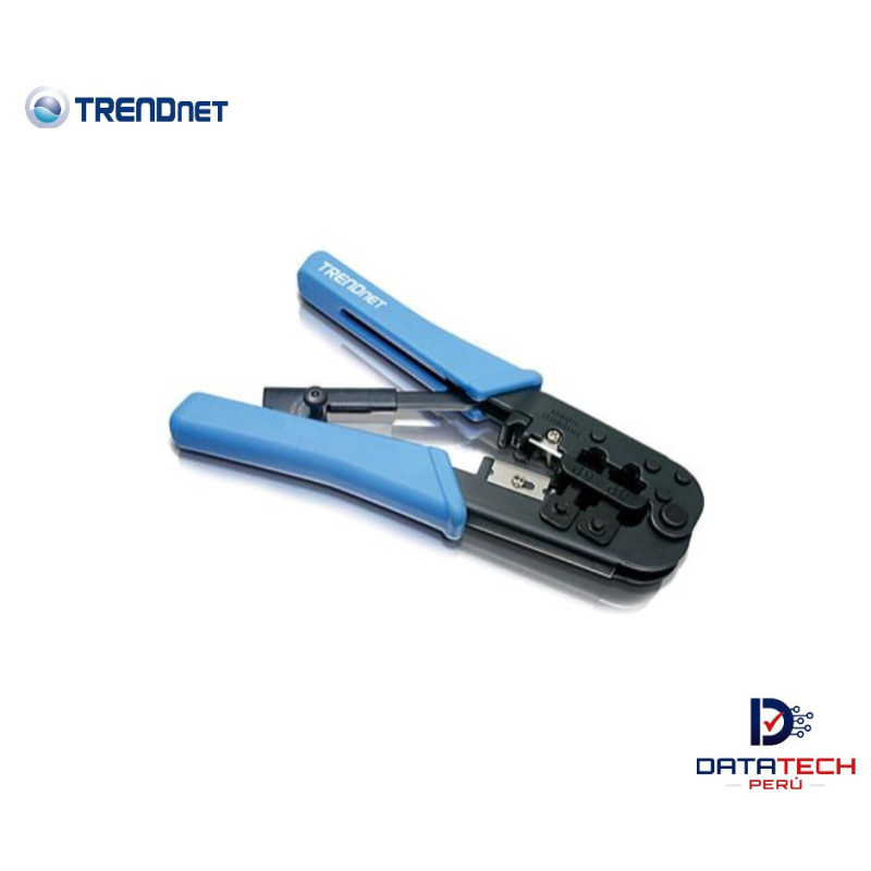 Herramienta crimpeadora, cortar y pela RJ-11/RJ-45 TRENDNET TC-CT68