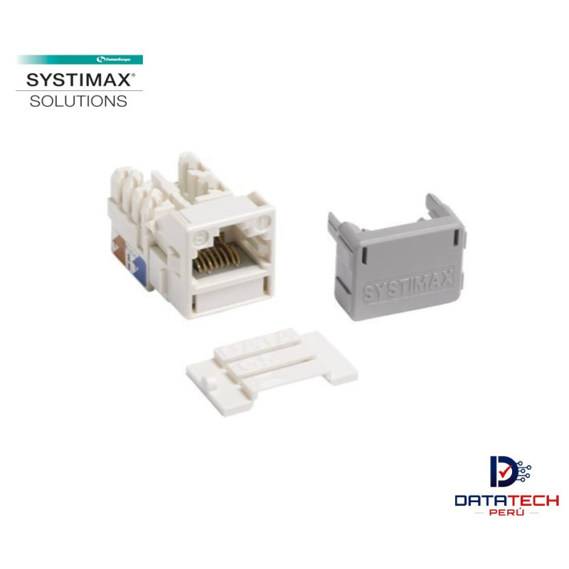Jack modular RJ45 categoría 6A color Blanco SYSTIMAX 760092429