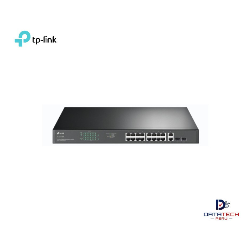 TL-SG1218MP | Switch De Montaje En Bastidor Gigabit De 18 Puertos Con 16 Puertos POE 250W-TP-LINK