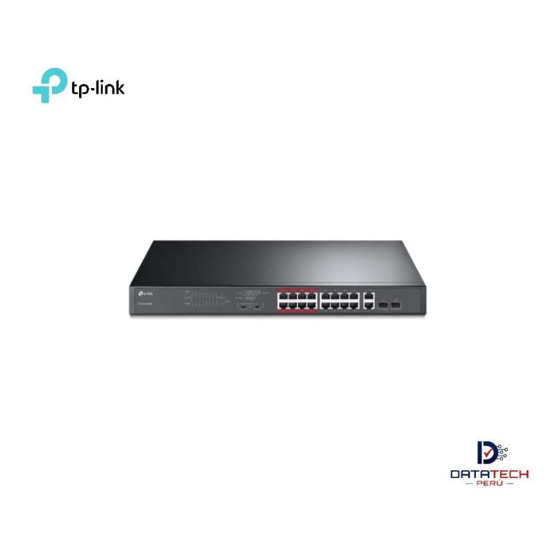 TL-SL1218MP | Switch18 GB 16 Puertos POE+ 192W RACK 19"-TP-LINK TL-SL1218MP | Switch18 GB 16 Puertos POE+ 192W RACK 19"-TP-LINK