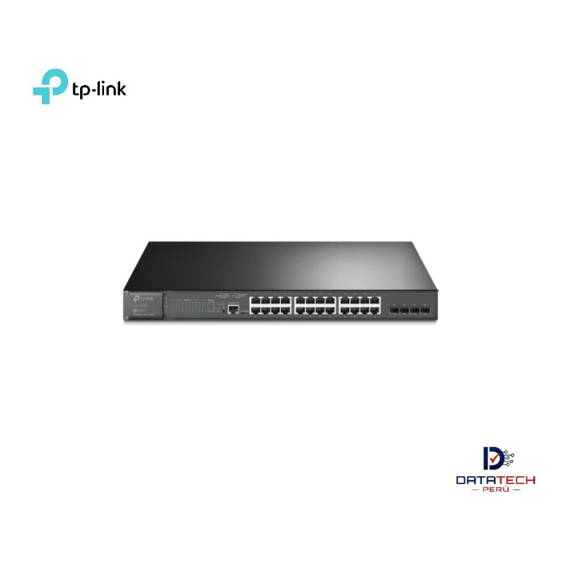 TL-SG3428MP | Switch 28 Puertos GB 24 Puertos POE+ 384W Rack 19"-TP-LINK