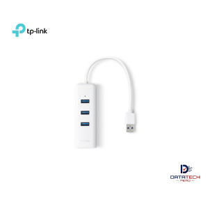 UE330 | Adaptador USB 2 en 1 con Hub de 3 Puertos USB 3.0 y Adaptador Ethernet Gigabit-TP-LINK