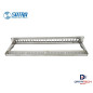 0103022400 | Patch Panel Categoría 6A Blindado vacio color negro 24 puertos-Satra 0103022400 | Patch Panel Categoría 6A Blindado vacio color negro 24 puertos-Satra