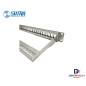 0103022400 | Patch Panel Categoría 6A Blindado vacio color negro 24 puertos-Satra 0103022400 | Patch Panel Categoría 6A Blindado vacio color negro 24 puertos-Satra
