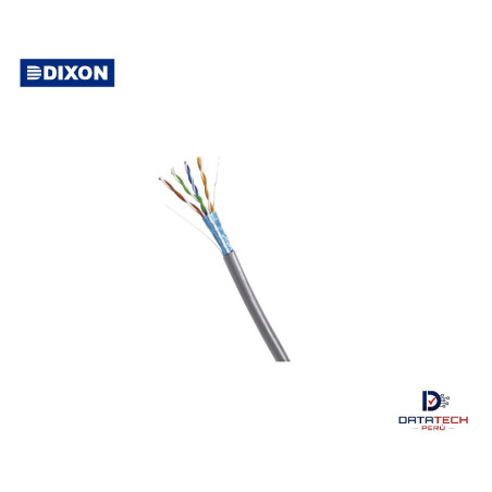 Cable de red F/UTP Cat. 5e 4Px24 AWG 305m LSZH gris 8040 Dixon