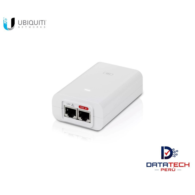 Inyector PoE de 24VDC 24W Gigabit Blanco UBIQUITI POE-24-24W-G-WH Inyector PoE de 24VDC 24W Gigabit Blanco UBIQUITI POE-24-24W-G-WH