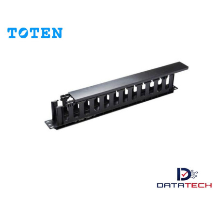 Ordenador horizontal de 1RU Metálico negro 19" SA.1701.0001 TOTEN