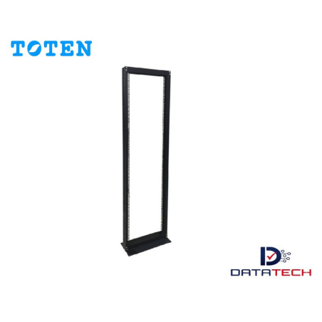 Rack para Piso 2 parantes 42RU Alto 2.0m Ancho 54cm Prof. 28cm CR.5242.9001 TOTEN