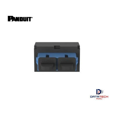 Acoplador de fibra Óptica dúplex Monomodo SC-SC Mini-Com OS2 Color Negro CMDBUSCZBL Panduit