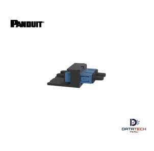 Acoplador de fibra Óptica dúplex Monomodo SC-SC Mini-Com OS2 Color Negro CMDBUSCZBL Panduit