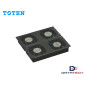 Kit de 4 ventiladores para refrigeración de gabinete 220V SA.6502.0101 TOTEN