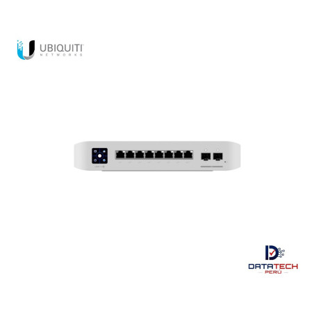 Switch Pro 8 PoE,120W, L3, 6 x GbE PoE+, 2 x GbE PoE++, 2 x 10G SFP+ UBIQUITI USW-PRO-8-POE