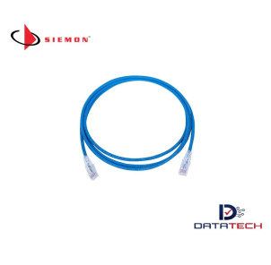 MC6-07-06B | Patch Cord Cat6 LSZH 2.1M Azul-Siemon