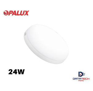 Panel LED circular Plafón adoquín para sobreponer 24W 3000k Opalux OP-24FD-WW