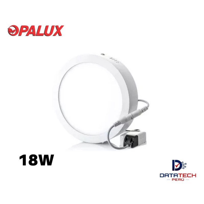Panel LED circular para techo 18W 8200-8500K Luz blanca Opalux OP-R189