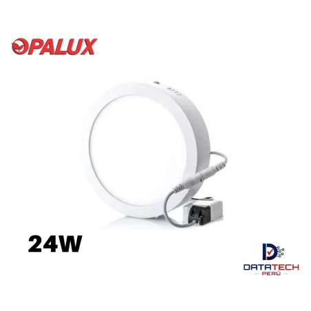 Panel LED circular para techo 24W 8200-8500K Luz blanca Opalux OP-R249