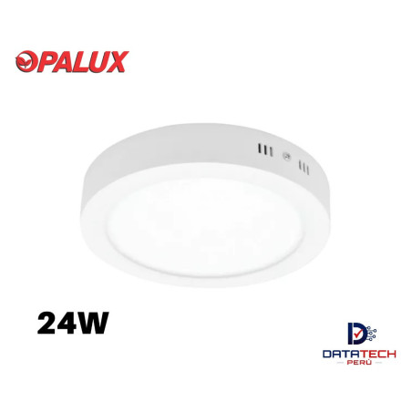 Panel LED circular para techo 24W 8200-8500K Luz blanca Opalux OP-R249
