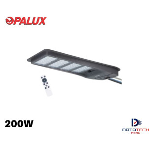 Pastoral LED de 200W con panel solar y sensor microondas y fotocelda IP65 Opalux OP-TR200W