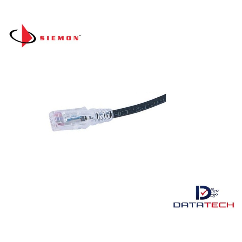 MC6-10-01B | Patch Cord Cat6 LSZH 3.0M Negro Siemon
