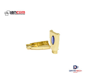 Conector HDMI Para Soldar Macho Cabezal Metalico Color Dorado LANCOM ZZ-HDMI PLUG GOLD