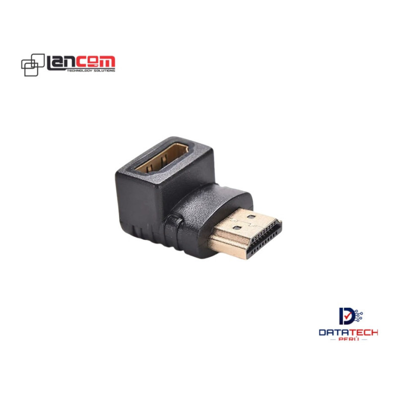 Conector en L  HDMI 90/270 grados tipo B macho a hembra chapado en oro LANCOM ZZ-YKZ-EHC-270