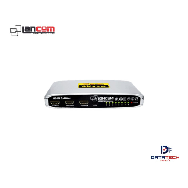 Splitter HDMI 1×8 Puertos Full HD (4Kx2K) LANCOM ZZ-HDMI-LJ1801