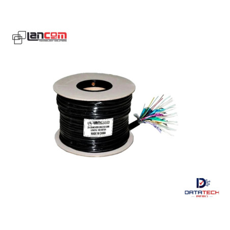 Cable HDMI De 19 Hilos Puro Cobre Calibre 28AWG OD9.0MM Color Negro x100m LANCOM ZZ-HDMI-CABLE