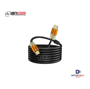 Cable HDMI de 5 Metros 4K con Cabeza Dorada LANCOM ZZ-HAA40-5M