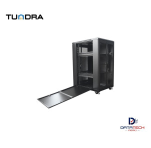 Gabinete de Piso con garruchas puerta microperforado 22-RU 1166 x 600 x 800mm TUNDRA GP22-680P2P2
