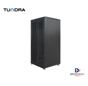 Gabinete de Piso con garruchas puerta microperforado 42-RU 2055 x 800 x 1000mm TUNDRA GP42-810P2P2